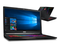 MSI GE73 i7-8750H/8GB/1TB+SSD128GB/GTX1060GB-6GB/17,3" FHD/W10 RGB 8RE-003PL - 422275 - zdjęcie 1